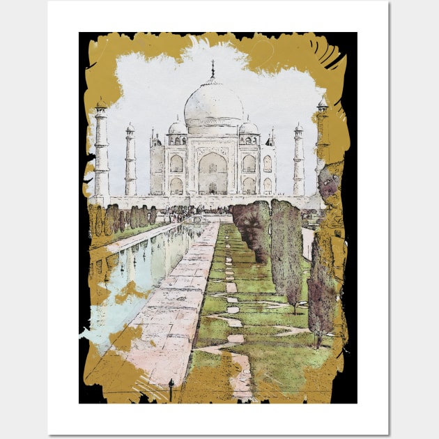 Taj Mahal Wall Art by KMSbyZet